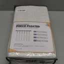 Amazon.com: CAPALOCA Pinch Pleated Blackout Curtains 96 Inches Long, Linen Blend, 100% Blackout Drapes with 20 Hooks, Ideal for Bedroom and Living Room, 40" W x 96" L (Pack of 2), Natural : Home & Kitchen