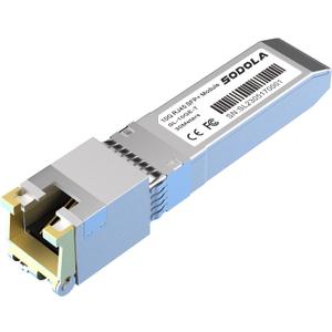SODOLA 10GBase-T RJ45 SFP+ Module, 10G SFP+ RJ-45 Copper Transceiver for SODOLA, SFP to Ethernet, Plug and Play,Hot Pluggable,Up to 30m Distance Copper SFP Modules (1 Pack)