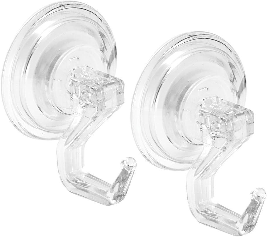 iDesign Hooks, Pack of 2, 2 Count (Clear)