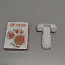 EUDEMON 1 Pack Updated Child Proof Refrigerator/Fridge/Freezer Door Lock Apply to Max 1"(25mm) Sealing Strip for Toddlers and Kids, no Tools Need or Drill (White)