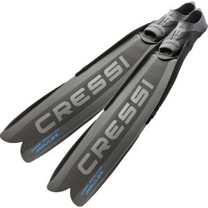 Cressi Gara Modular Impulse Fins for Freediving with Interchangeable Blades, Made in Italy (EU 40/41 | US Man 7.5/8 | US Lady 8.5/9, Black)