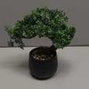 Artificial Bonsai Tree Juniper Faux Plants Indoor Fake Plants Decor with Ceramic Pots for Home Table Office Desk Bathroom Shelf Bedroom Living Room Farmhouse Decorations