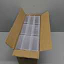 novelinks Plastic Small Storage Bins with Lids for Organizing, Mini Clear Storage Containers and Stackable Storage Box Organizer for Pencil Boxes, Task Boxes, Crayon Boxes (9 Pack Medium)