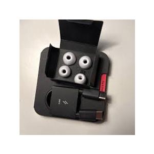 replacement ear tips and a USB-C charging cable for the Beats Fit Pro wireless earbuds. These accessories are compatible with both Apple and Android devices