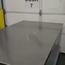 EnduraSteel Stainless Steel Mobile Prep Table with Powder-Coated Mild Steel Frame