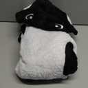 Wearable Whale Blanket Onesie for Adult Costume, Super Soft Comfortable Whale Hoodie, Black Whale XL (XL for 63-67in Height)