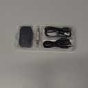 COMSOON Bluetooth Receiver for Car, Noise Cancelling 3.5mm AUX Bluetooth Car Adapter, Wireless Audio Receiver for Home Stereo/Wired Headphones, Hands-Free Call, 16H Battery Life - Dark Gray