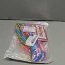 24 Pcs Valentines Day Pop Bracelet with 24Pcs Cards, Multi Color Pop Bubble Fidget Toys for School,Pop Wristband Fidget Bulk Easter Basket Stuffers Party Favor Prizes