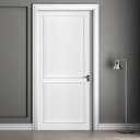 1 Set Peel and Stick Door Moulding Trim Kit Premade Wall Moulding Panels Flexible Self Adhesive 3D Wainscoting Panels for Mirror Window Frame Decor (Top 24"x36" and Bottom 24"x24")