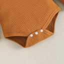 SUNNY PIGGY Newborn Girl Clothes Baby Outfit Infant 0-18 Month Fall Winter Spring Clothing (Ha Brown)