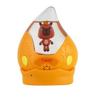Aqua Pets Cappy – Adorable, Curious Capybara Interactive Floating Water Pet with Lights, Sounds & 3 Games – Collectible Toy for Kids Ages 6+