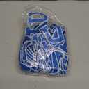 104 Pcs Chenille Letters Patches Iron on Large 3.2 H x 2.4 W College Letters Patches Embroidered Trimmed Preppy Alphabet for Clothing Repairing(Blue)