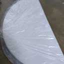 5 FT Round Folding Tables with Carrying Handle 60 inch Heavy Duty Portable Plastic Commercial Table Steel Legs for Party, Dining, Wedding, Events, Picnic Indoor, Outdoor (White,1 Pack)