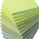 Mr. Pen- Sticky Notes, 3”x3”, 12 Pads, 600 Sheets, Shades of Green Sticky Notes 3x3