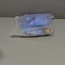 Dog Birthday Set - Premium Durable Adjustable Fabric Dog Bandana + Birthday Hat + Balloons + Banners with Blue & White Birthday Vibe Design of Dogs (Large)