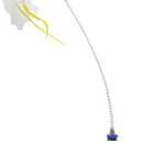 Playology Cat Toys | Suction Cup Spring Bird Toy | Fun Feather Bird for Pouncing and Playing | Interactive Cat Toys for Indoor Cats