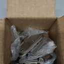 Design House Door Hinges for Interior Doors 6-Pack 3.5-inch x 3.5-inch  Rounded 5/8-inch Radius Steel Door Hinge  Satin Nickel  Fits Standard Doors  Design House 189688