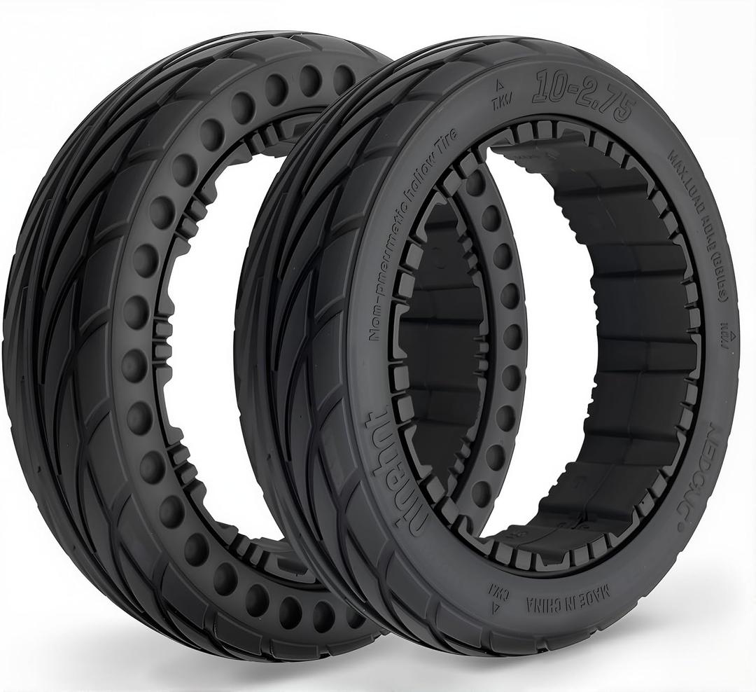 10x2.75 Comfort Tire Fit for Ninebot by Segway Gokart Pro/Pro 2, Gokart with Ninebot S Max, Replacement for Ninebot S-Max Self Balance Scooter, 2pcs