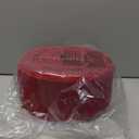 Yungyan Velvet Ribbons with Gold Edge Felt Ribbon Gift Bow Wrapping Ribbon for Handmade, Home Decor, Gift Wrapping, Wreath DIY Crafts, Christmas Tree(4 Inch X 120 Yards,Flocked Red)