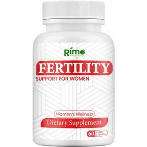 Fertility Supplements for Women, Ovulation & Hormonal Balance, 60 Vegetarian Capsules, EXP 11/2026