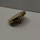 High Pressure Shower Head - Anti-Clogging Silicone Nozzles - 2.0 GPM Removable Restrictor - Easy to Clean Adjustable Replacement - easy to install with Plumbers Tape - 6 inch - Elegant Gold Finish