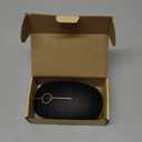 VssoPlor Wireless Mouse, 2.4G Slim Portable Computer Laptop Mouse with Nano Receiver Quiet Silent Optical Mice for Notebook, PC, Laptop, Computer-Black and Gold