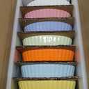 Foraineam 8 Pack Porcelain Ramekins, 6 Ounce Oval Baking Dishes for Creme Brulee, 6 x 4.3 x 1.2 Inch Baking Ramekins Dessert Bowls Set for Souffle, Pudding, Quiche, Custard, Dishwasher and Oven Safe