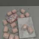 Fullhawl 100 Sets Wedding Invitations Wraps Set Pre Folded Vellum Jackets for 5 x 7 Invitations Dried Flowers Wax Seal Stickers Chiffon Silk Ribbon for Wedding Birthday Bridal Shower Craft DIY (Pink)