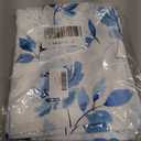 2 Pcs Vintage Blue White Flower Hand Towels for Bathroom 14"x28",Soft Quick Dry Watercolor Navy Ink Modern Floral Leaf Guest Bath Towels,Decorative Towels for Bathroom Kitchen Dish Face Gym