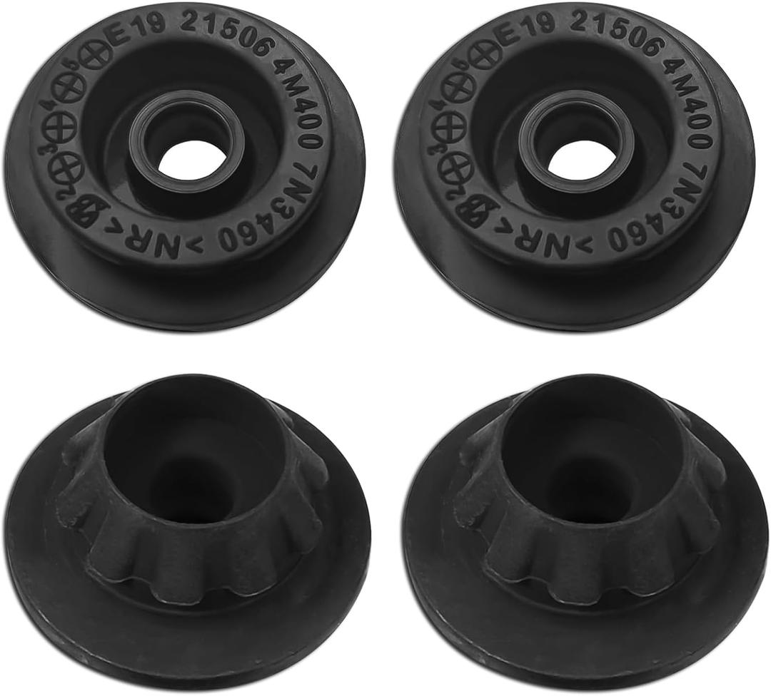 4PCS Car Radiator Mount Bushing, Automotive Radiator Parts, Rubber Radiator Bracket, Car Accessories Fit for Altima Murano Pathfinder Quest Rogue, Replaces OEM#21507-4M400 21506-4M400