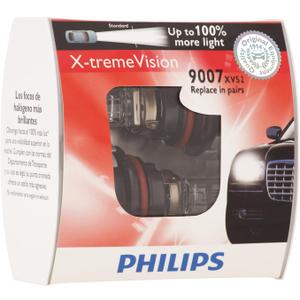 Philips 9007 X-tremeVision Upgrade Headlight Bulb (Pack of 2)