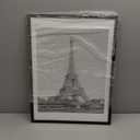 upsimples 18x24 Picture Frame, Display Pictures 16x20 with Mat or 18 x 24 Without, Wall Hanging Poster Frames, Black, 1 Pack