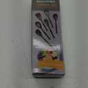 Gudamaye 12 inch Black Walnut Wooden Utensils - 6 Pcs Crafting Spoon Set for Cooking