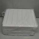 (4pcs Pack) HKeeper Stackable Paper Trays, Letter Tray Organizer, Office Desktop Organizer, A4 Paper Holder, Supplies Magazine, File Documents, Receipts White, Regular