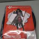 Morph Voodoo Costume For Women, Voodoo Priestess And Doctor Halloween Costume Womens, Scary Halloween Costumes For Women (Large)