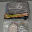 24 Pcs Employee Appreciation Gifts Bulk for Women Inspirational Valentines Gifts Smile Holiday Canvas Makeup Bags Compact Mirrors Thank You Present Bulk for Team Coworker Nurse Teacher