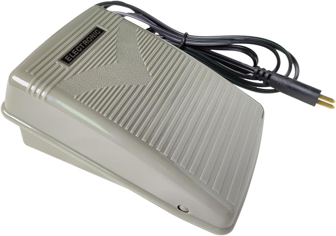 Foot Control Pedal Replacement for Husqvarna Viking White Sewing Machines & Serger #4123141-01