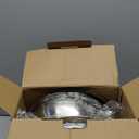 Nicdiet Mixing Bowls with Airtight Lids, Stainless Steel Mixing Bowl Set with 3 Metal Nesting Bowls, Colander & Grater, Non-Slip Bottoms, Size 1.5, 2.5, 5 QT, Great for Mixing & Serving, Black