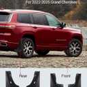 Ecarzo Mud Flaps Compatible with Jeep Grand Cherokee L 2025 2024 2023 2022 2021 3-Row No Drilling Required All Weather Mud Splash Guards Mudflap Front & Rear Jeep Grand Cherokee L Accessories 4pc Set