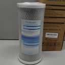 Geekpure 10 Inch Whole House Replacement Carbon Block Water Filter Cartridge -4.5"x 10"-5 Micron