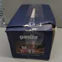 Ganiza Food Processor, 2-Speed Food Chopper Meat Grinder with 8 Cup Stainless Steel & 8 Cup Glass Bowls, Upgraded Button & Smart Overheat Protection Light - Includes Clean Brush, 2 Sets of Blades (Silver)