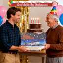 2 x 2025 Fishing Advent Calendar, Fishing Bait Set, Lure and Fish Hooks, 26 Days of Christmas Fishing Equipment, Christmas Countdown Advent Calendar, for Adult Men and Teen Boys