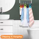 2 x 12 Pack Chip Clips Bag Clips, Magnetic Bag Clip for Food Storage Heavy Duty, Plastic Food Clip for Chips, Snack, Kitchen, Refrigerator, Garden, Sewing, Fabric, Clothes Pins