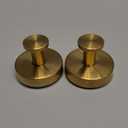 Suction Cup Hooks for Shower No-Drill Bathroom Hooks for Towels, Robes, Loofah Mountable on Bathroom Walls, Kitchen, Glass, Mirrors, Tile and Smooth,Non-Porous Surfaces (2 Pack, Brushed Gold)