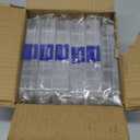 Juvale 12-Pack Mini Tackle Box Organizer - Clear Plastic, 5 x 2.6 x 0.8 In - Customizable Dividers for Screw & Bead Storage - Craft & Earring Storage Containers