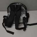 Paxiland Clear Backpack Stadium Approved 12126 with Reinforced and Wider Shoulder Straps, Small Clear Bag for Schools, Concerts, Work, Festivals and Sporting Events - Black