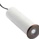 Kichler 12V MR8 Recessed In-Ground Basic Trim Centennial Brass, 2.00x3.00x2.00