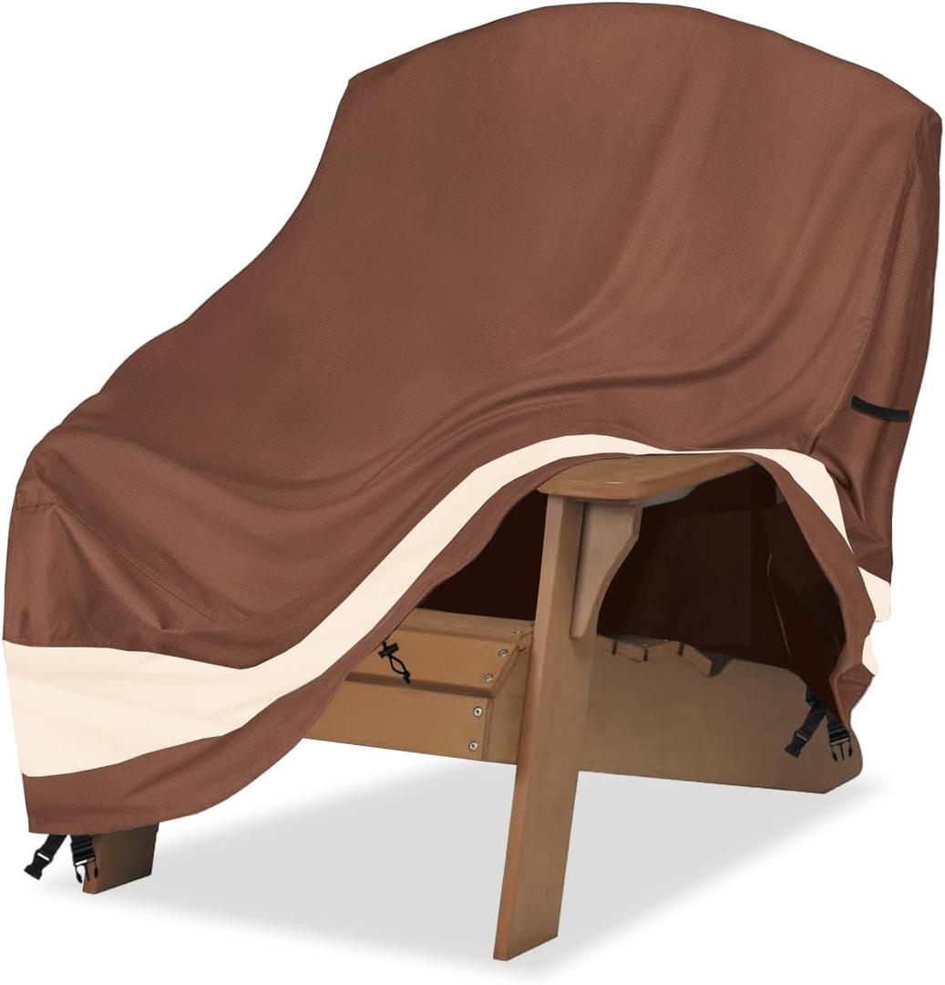 Sobana Patio Adirondack Chair Cover 35 x 37 x 36 inch, Waterproof Heavy Duty Outdoor Chair Covers, Adirondack Chair Covers for Outdoor Chair, Brown & Beige

ASIN: B0DNDN9YWN EAN