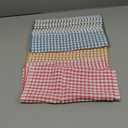 Oeleky Dish Towels for Kitchen, Cotton Kitchen Towels for Drying Dishes Pack of 8 (Multi C, 15X26 inches)