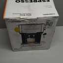 Chefman 6-in-1 Espresso Machine with Steamer, One-Touch Single or Double Shot Maker, Coffee Cappuccino Machine, Latte Built-In Milk Frother Stainless Steel